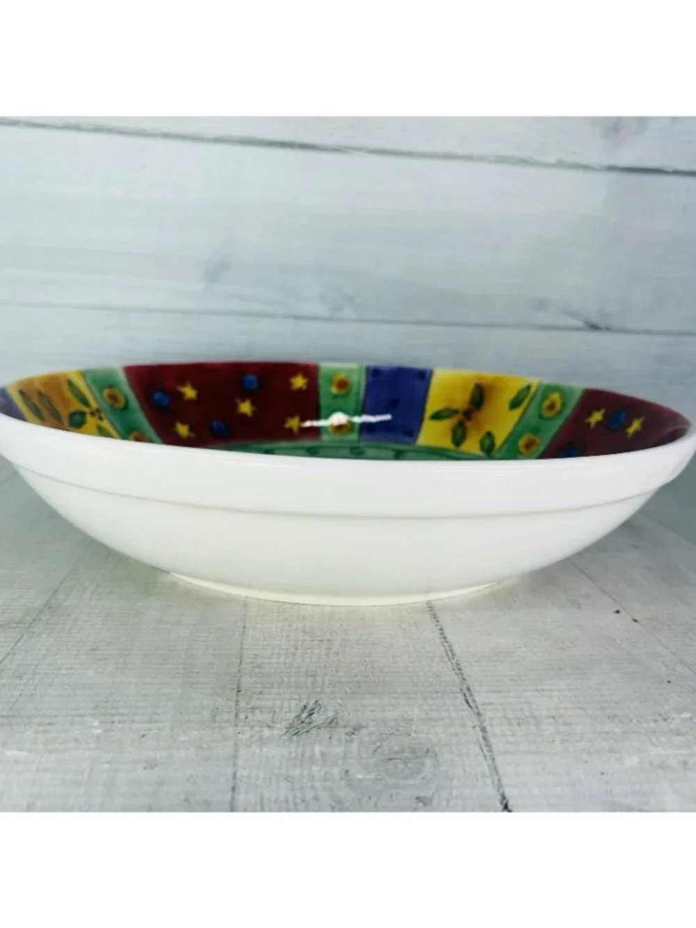 Sango Sue Zipkin SWEET SHOPPE CHRISTMAS 3041 Snowman Ceramic Pasta Serving Bowl